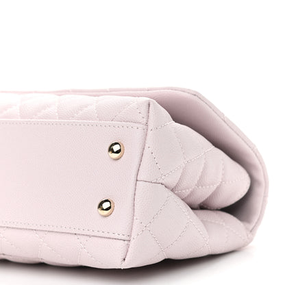 Chanel Caviar Quilted Mini Coco Handle Flap Lilas Lilac 9 of 9