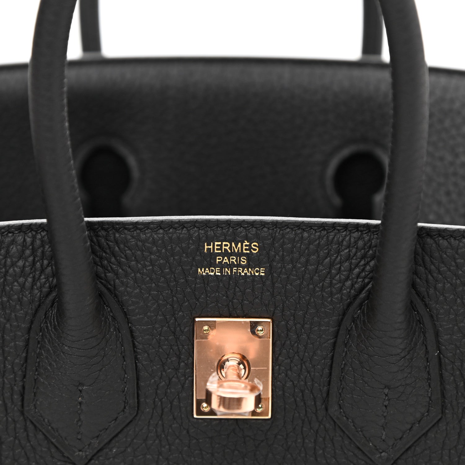 Hermes Togo Birkin 25 Black 6 of 12