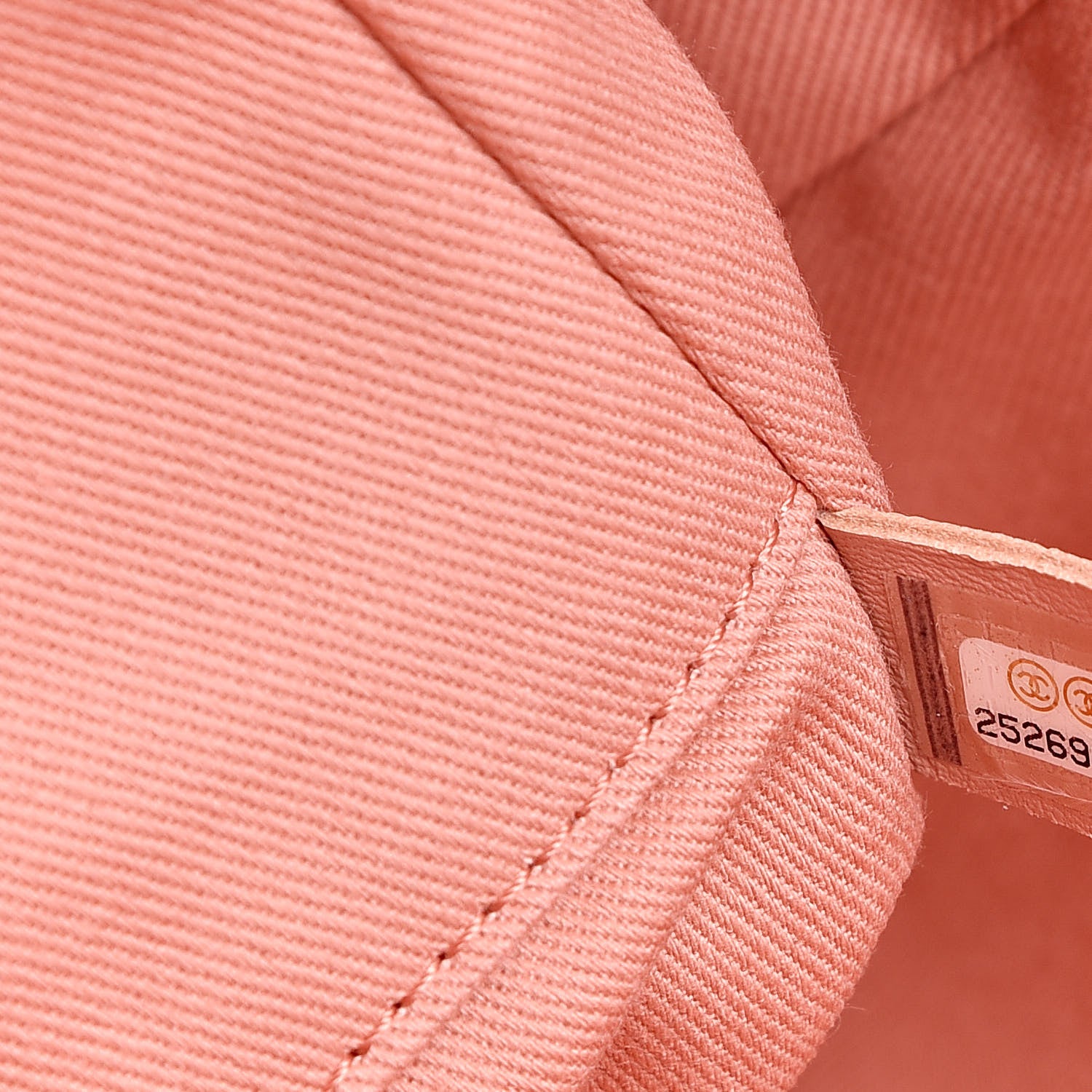 Chanel Canvas Small Deauville Tote Pink 6 of 10