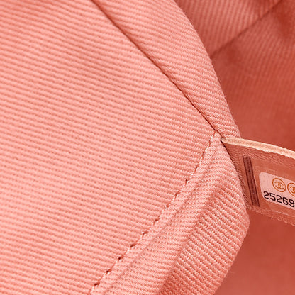 Chanel Canvas Small Deauville Tote Pink 6 of 10