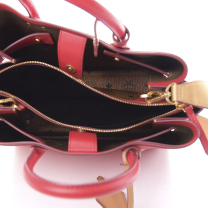 MCM Calfskin Medium Neo Park Avenue Milla Tote Ruby Red 5 of 10