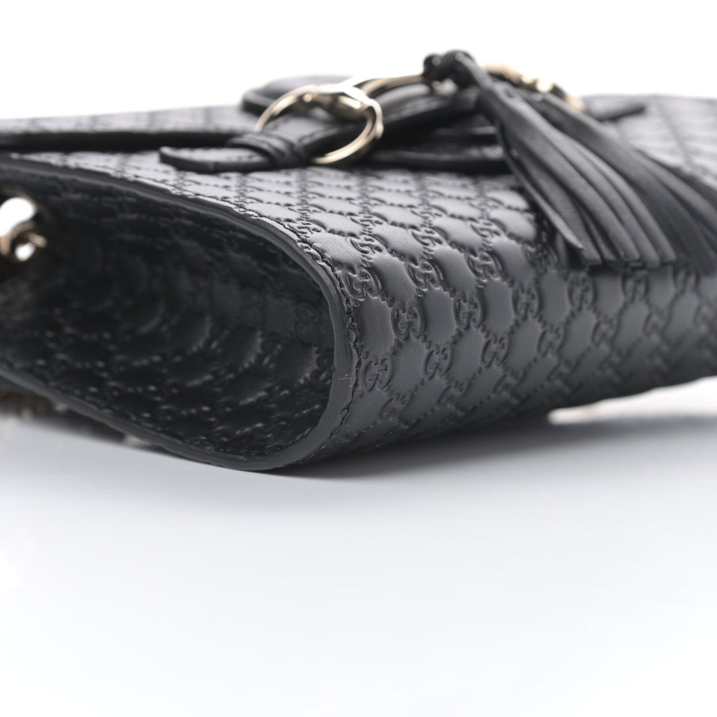 Microguccissima Mini Emily Shoulder Bag Black