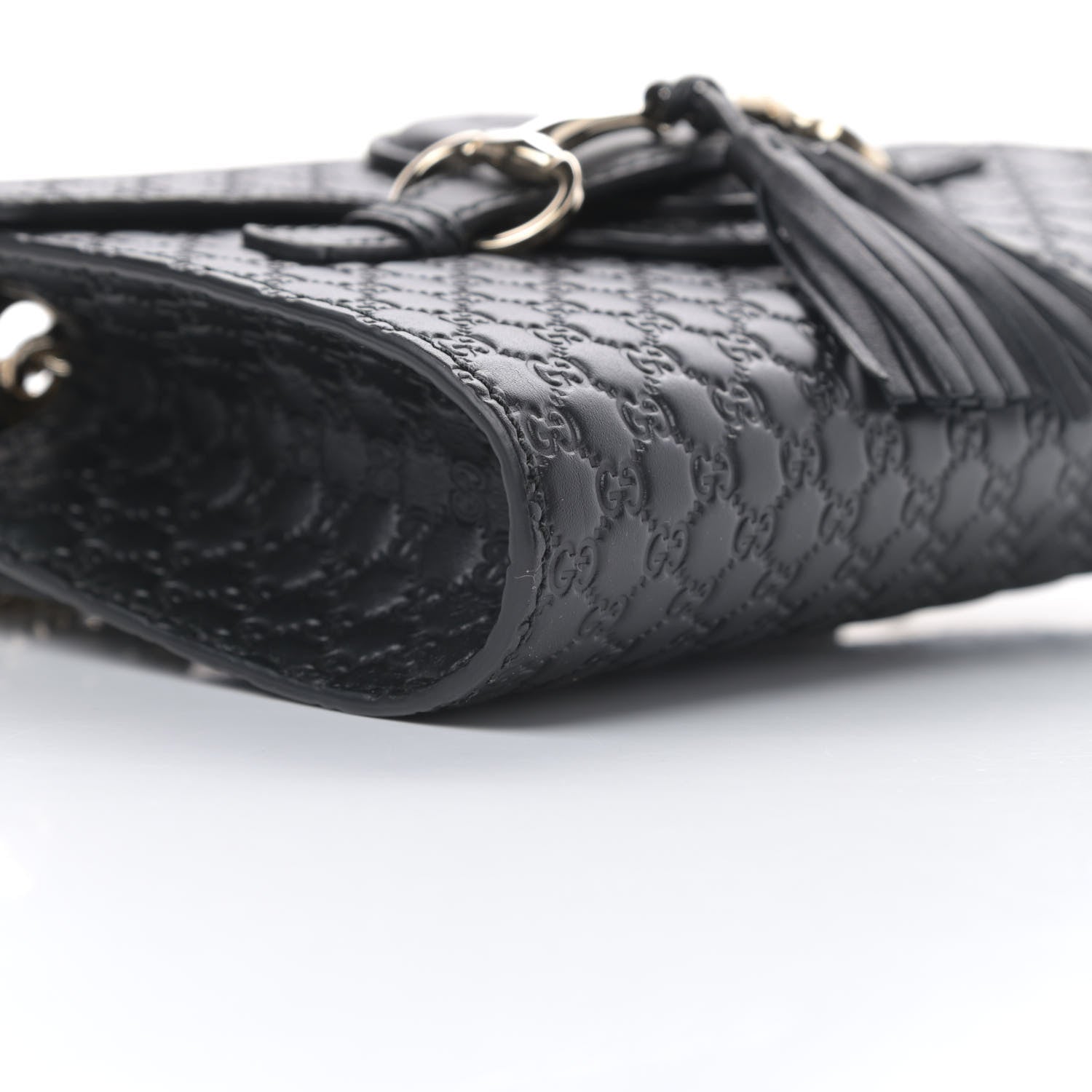 Gucci Microguccissima Mini Emily Shoulder Bag Black 9 of 11