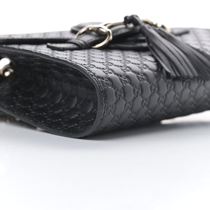 Gucci Microguccissima Mini Emily Shoulder Bag Black 9 of 11
