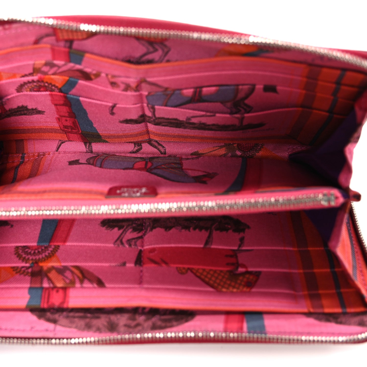 Hermes Epsom Silk'In Wallet Rose Pourpre 5 of 7