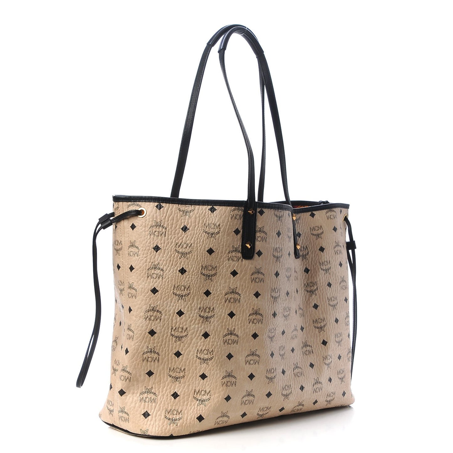 Visetos Large Reversible Shopper Tote Beige