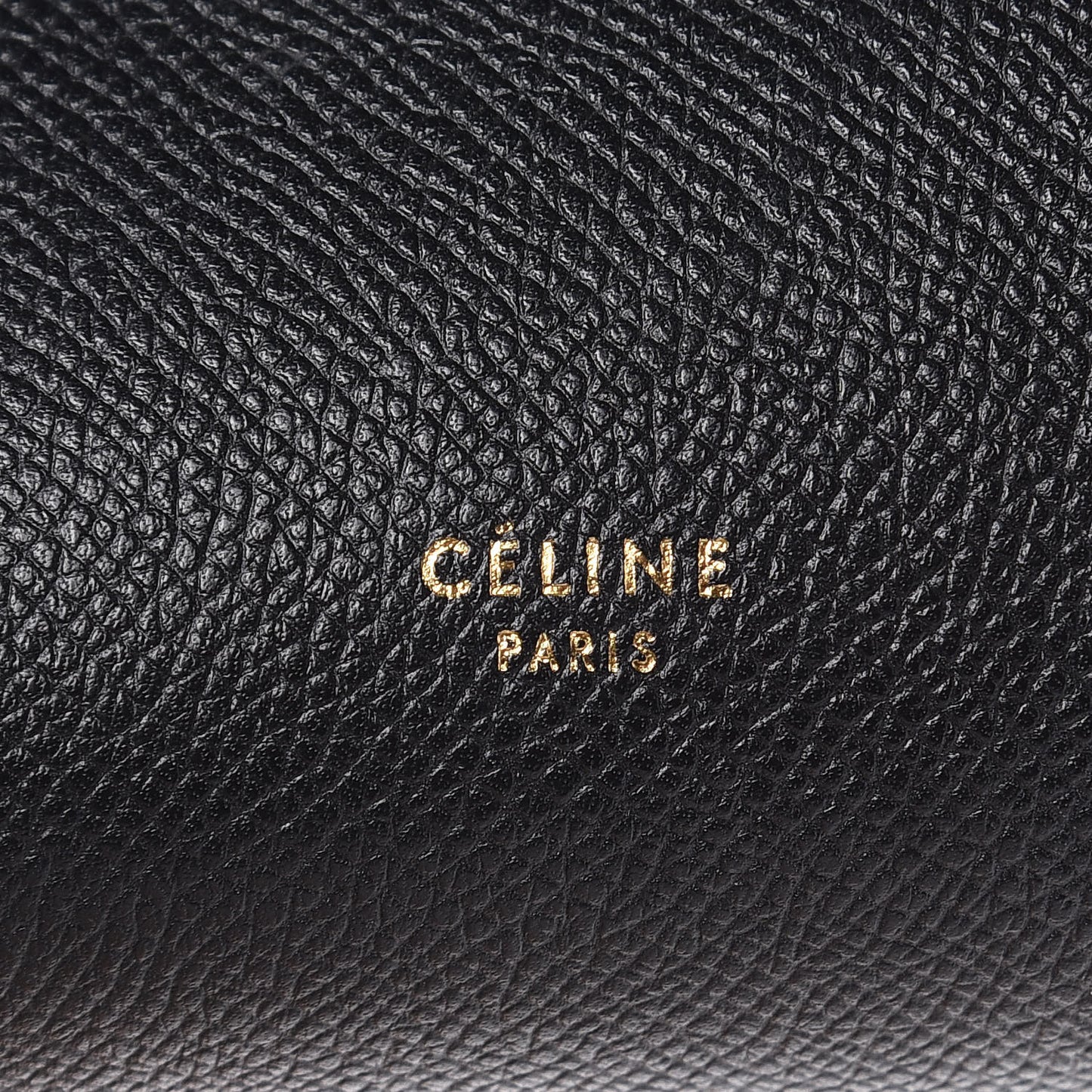 Grained Calfskin Micro Belt Bag Black