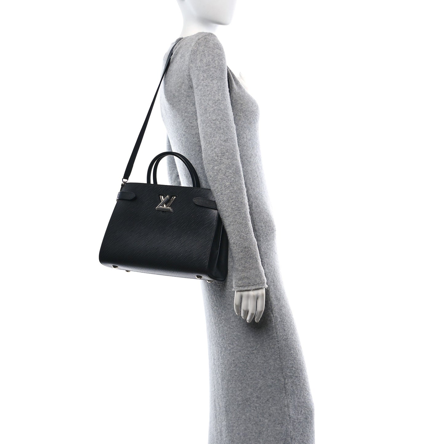 Epi Twist Tote Black