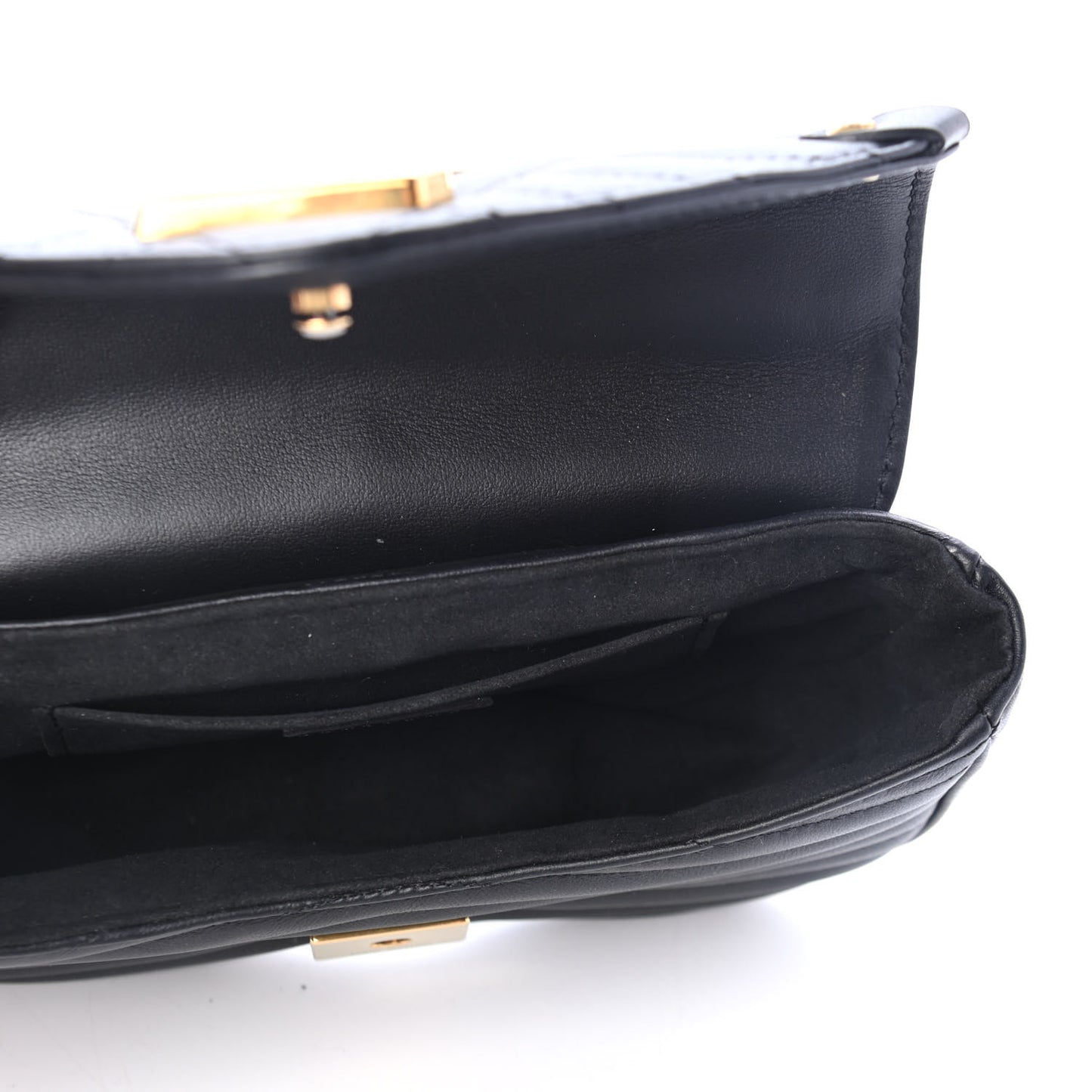 Calfskin New Wave Chain PM Black