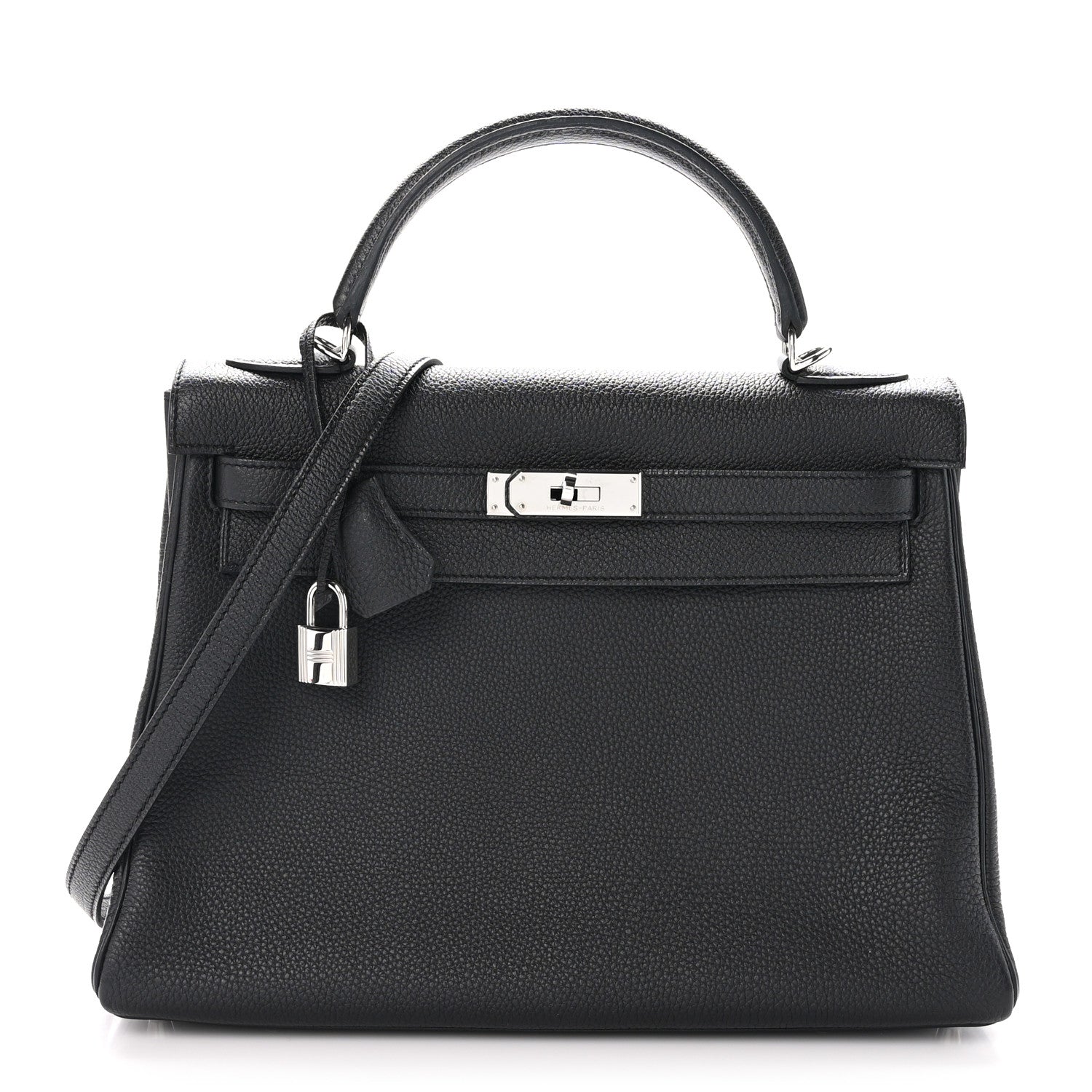 Hermes Togo Kelly Retourne 28 Black 1 of 11