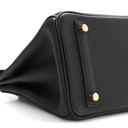 Hermes Togo Birkin 25 Black 9 of 11