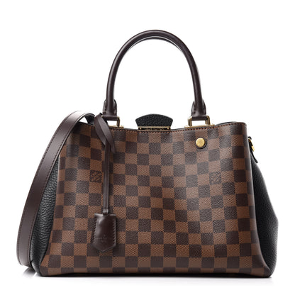 Louis Vuitton Damier Ebene Cuir Taurillon Brittany Black 1 of 10