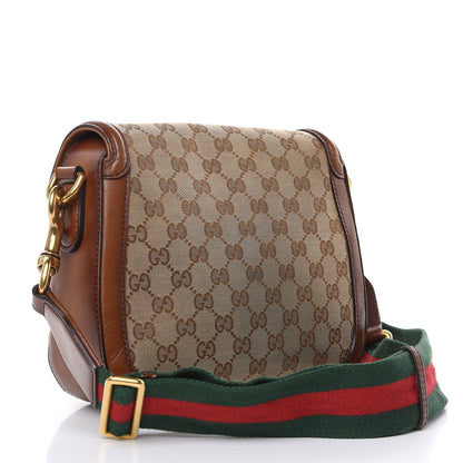 Gucci Monogram Medium Lady Web Shoulder Bag Beige Cuir 3 of 18