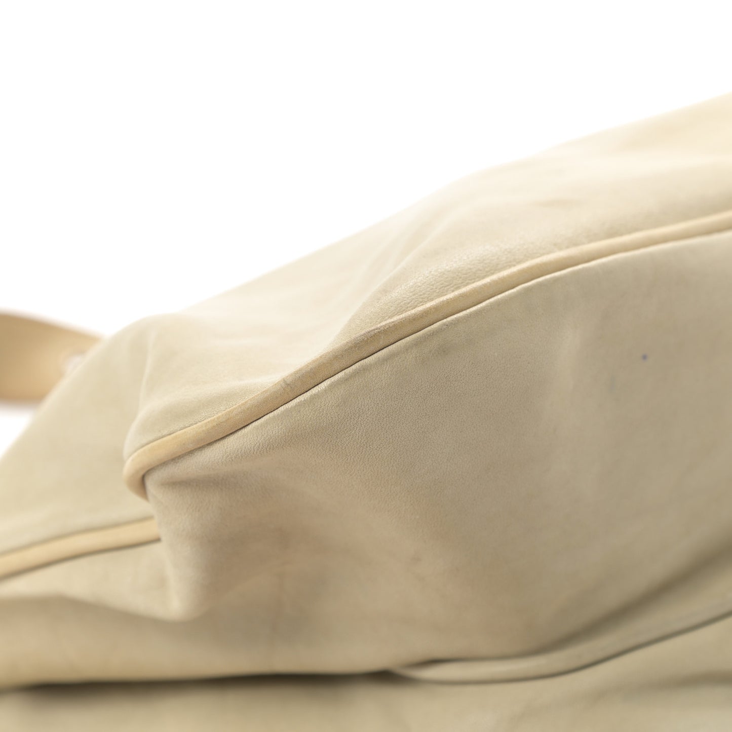 Calfskin Medium Gaucho Double Saddle Bag Ivory