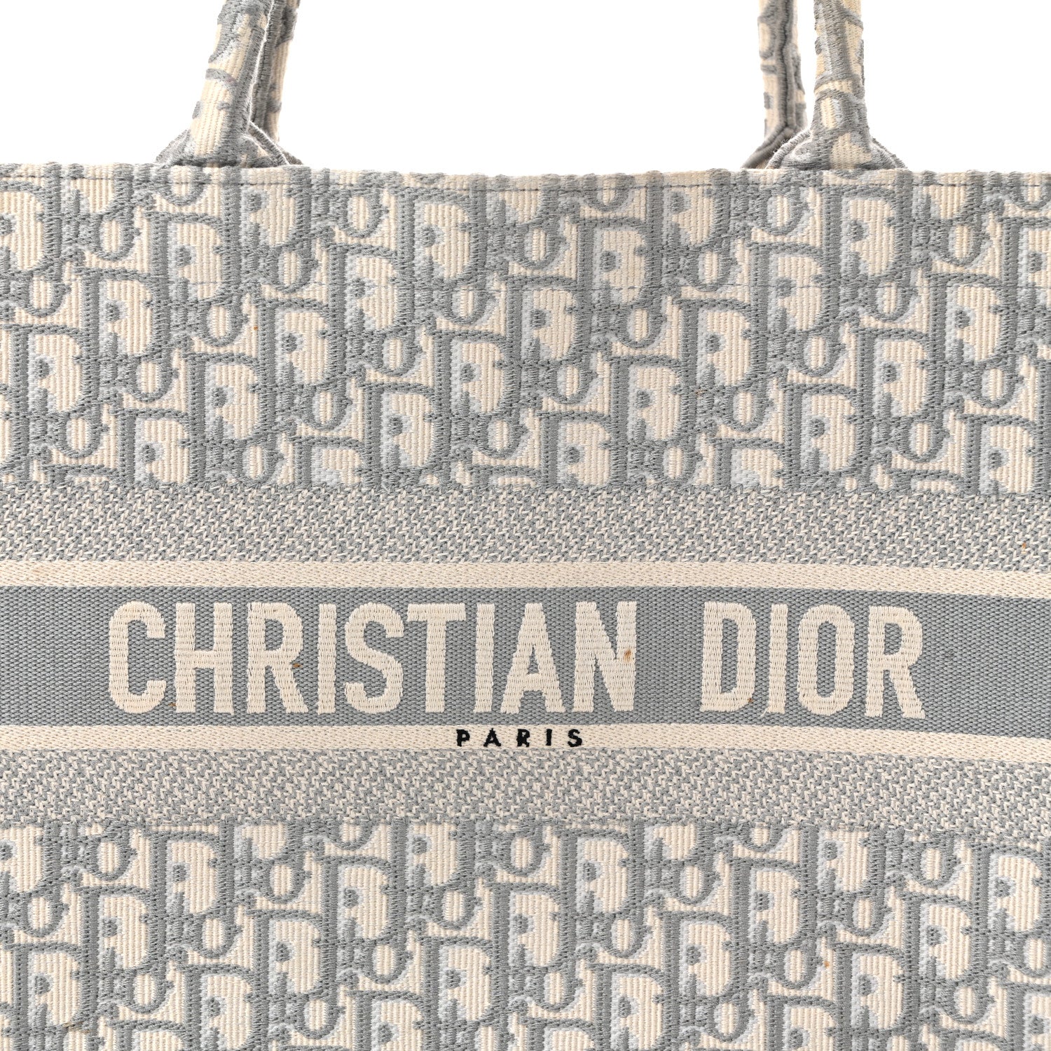 Christian Dior Oblique Medium Book Tote Grey 8 of 12