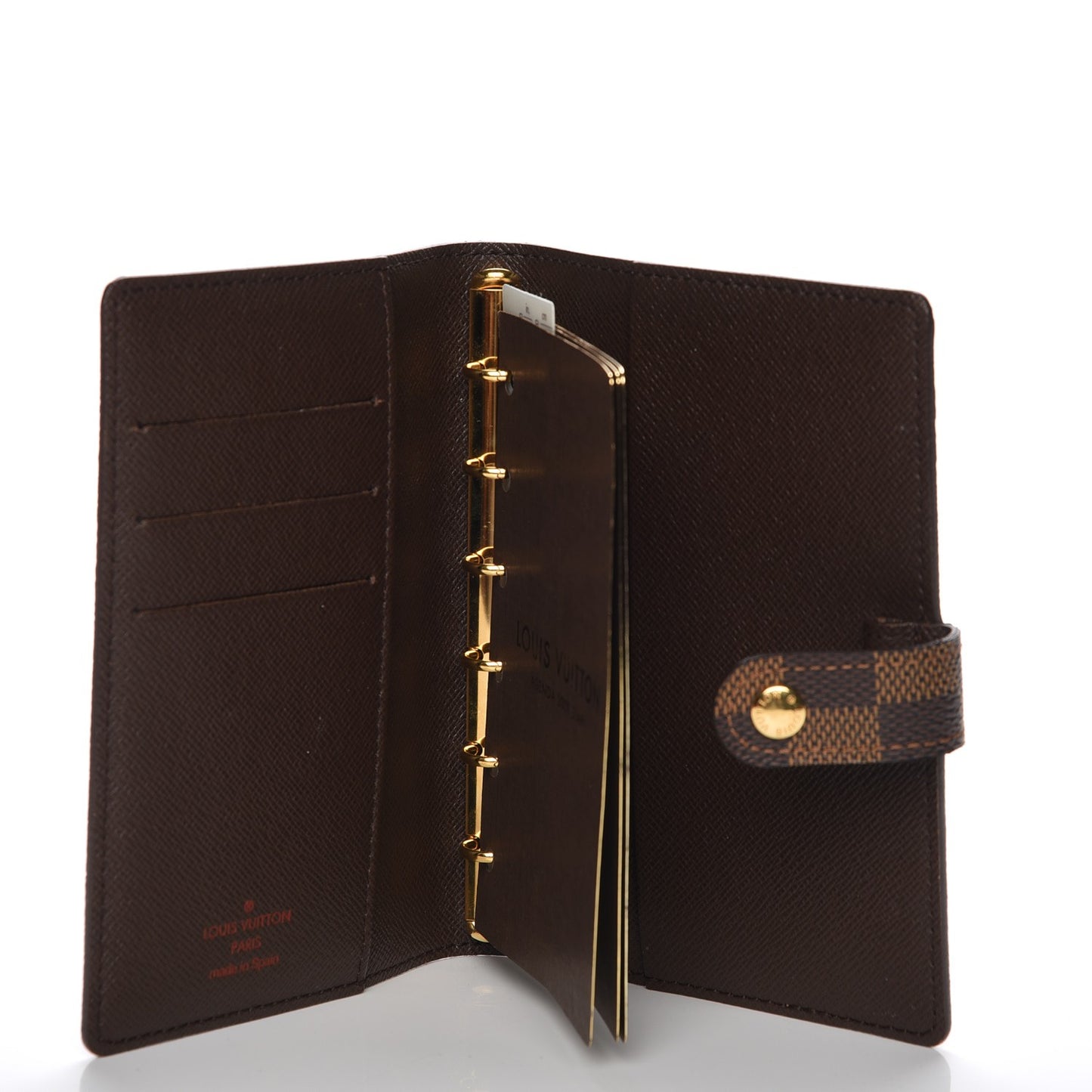 Damier Ebene Small Ring Agenda Cover