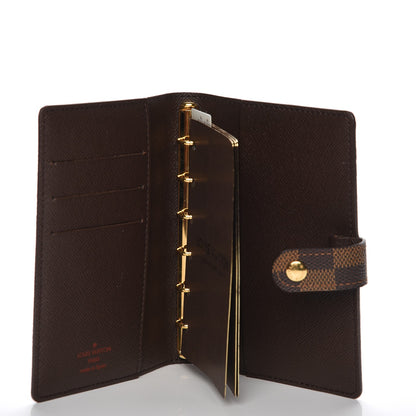 Louis Vuitton Damier Ebene Small Ring Agenda Cover 5 of 7
