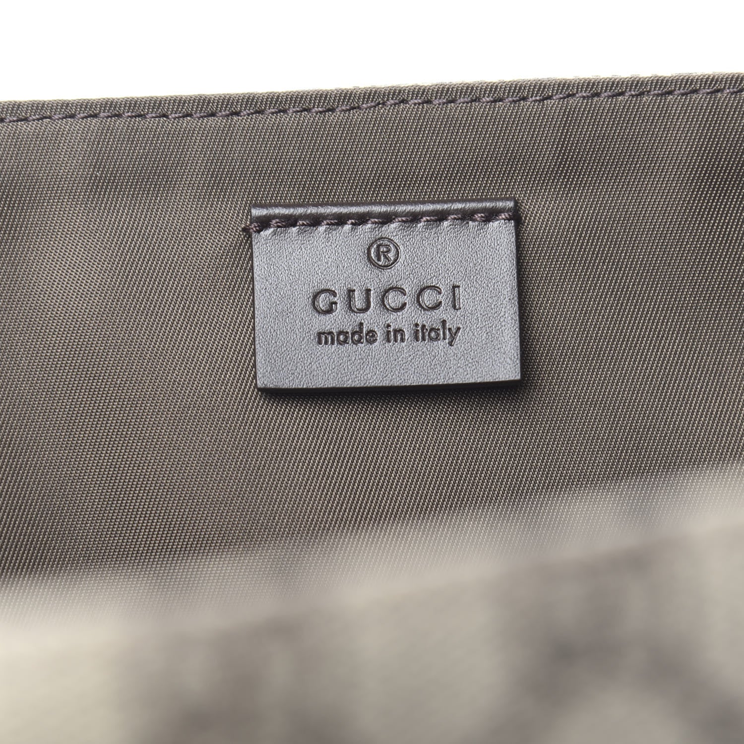 Gucci GG Supreme Monogram Selleria Calfskin Messenger Diaper Bag Beige Ebony Cocoa Dark Chocolate 7 of 11