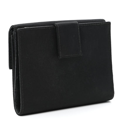Prada Tessuto Nylon French Wallet Black 3 of 10