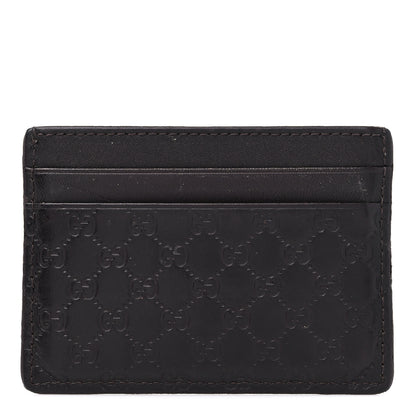 Gucci Microguccissima Card Holder Dark Brown 1 of 14