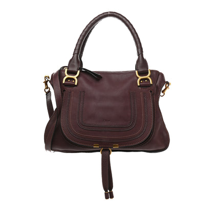 Chloe Calfskin Medium Marcie Satchel Wild Purple 1 of 10