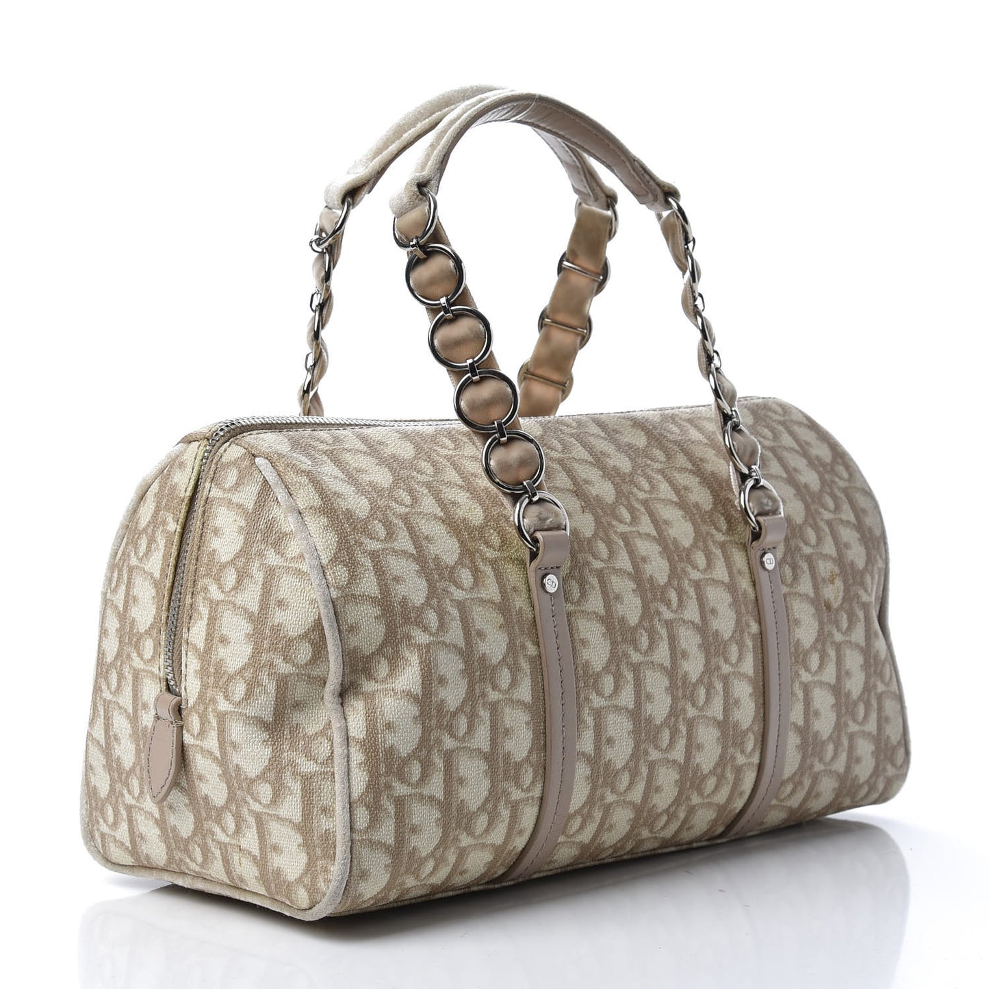 Cotton Monogram Trotter Romantique Boston Bag Rose