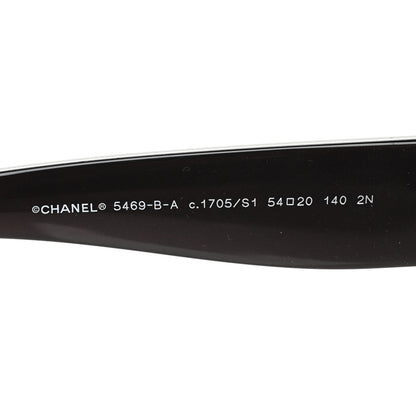 Chanel Acetate Oval CC Sunglasses 5469-B-A Burgundy 6 of 9