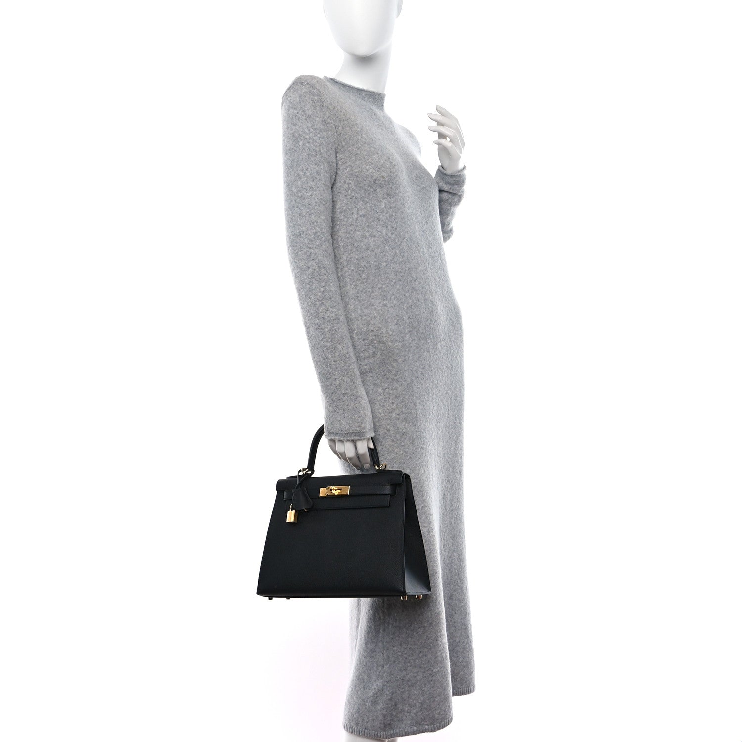 Hermes Epsom Kelly Sellier 28 Black 2 of 11