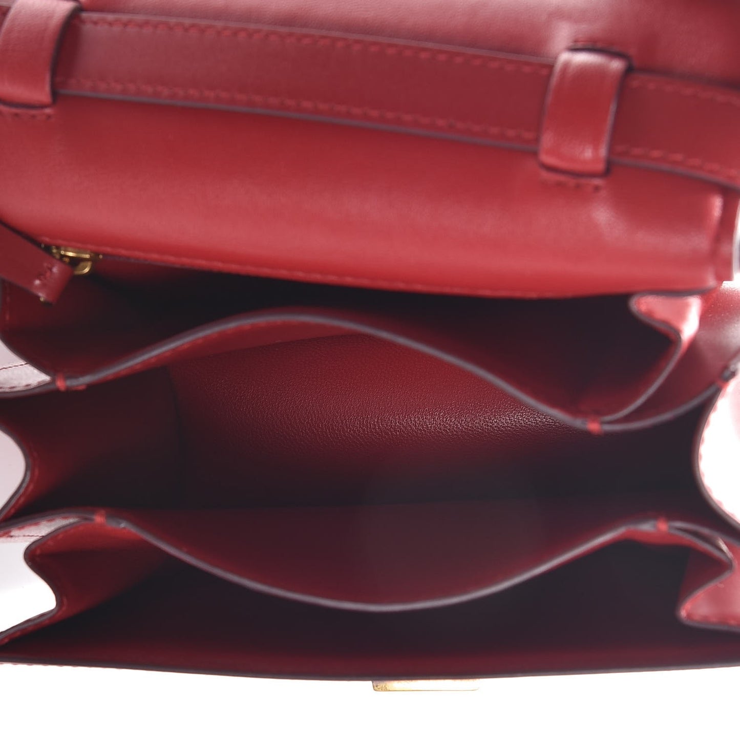 Smooth Calfskin Small Classic Box Flap Bag Red