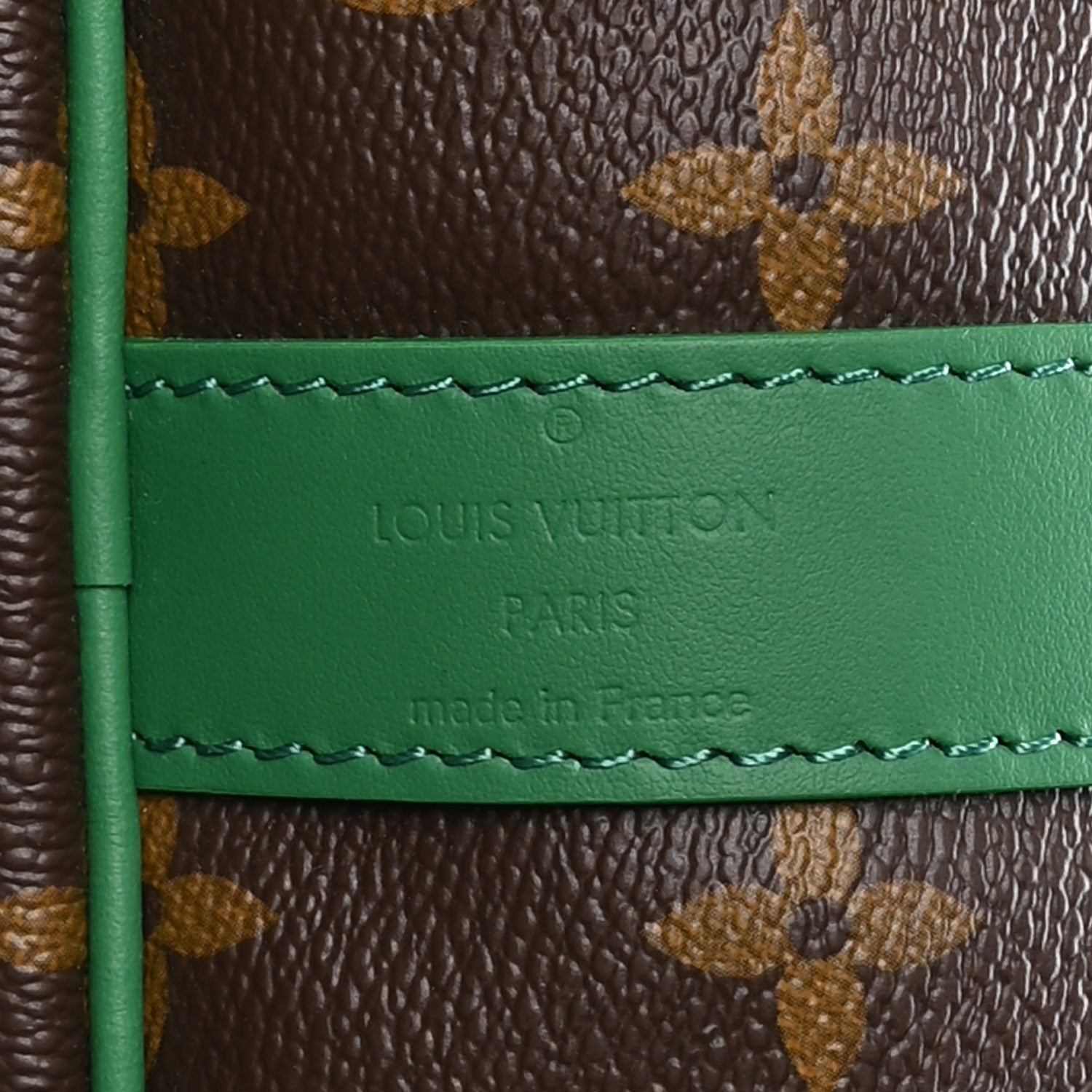 Louis Vuitton Monogram Macassar LV Colormania Keepall Bandouliere 50 Green 5 of 8