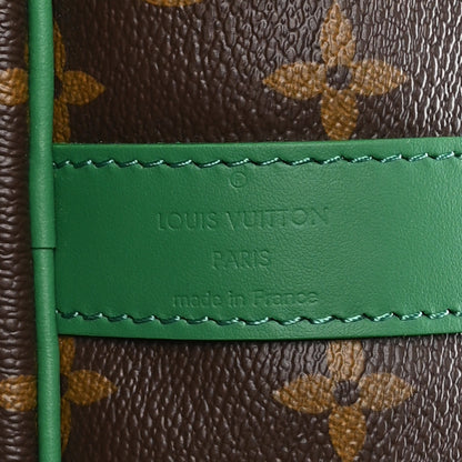 Louis Vuitton Monogram Macassar LV Colormania Keepall Bandouliere 50 Green 5 of 8