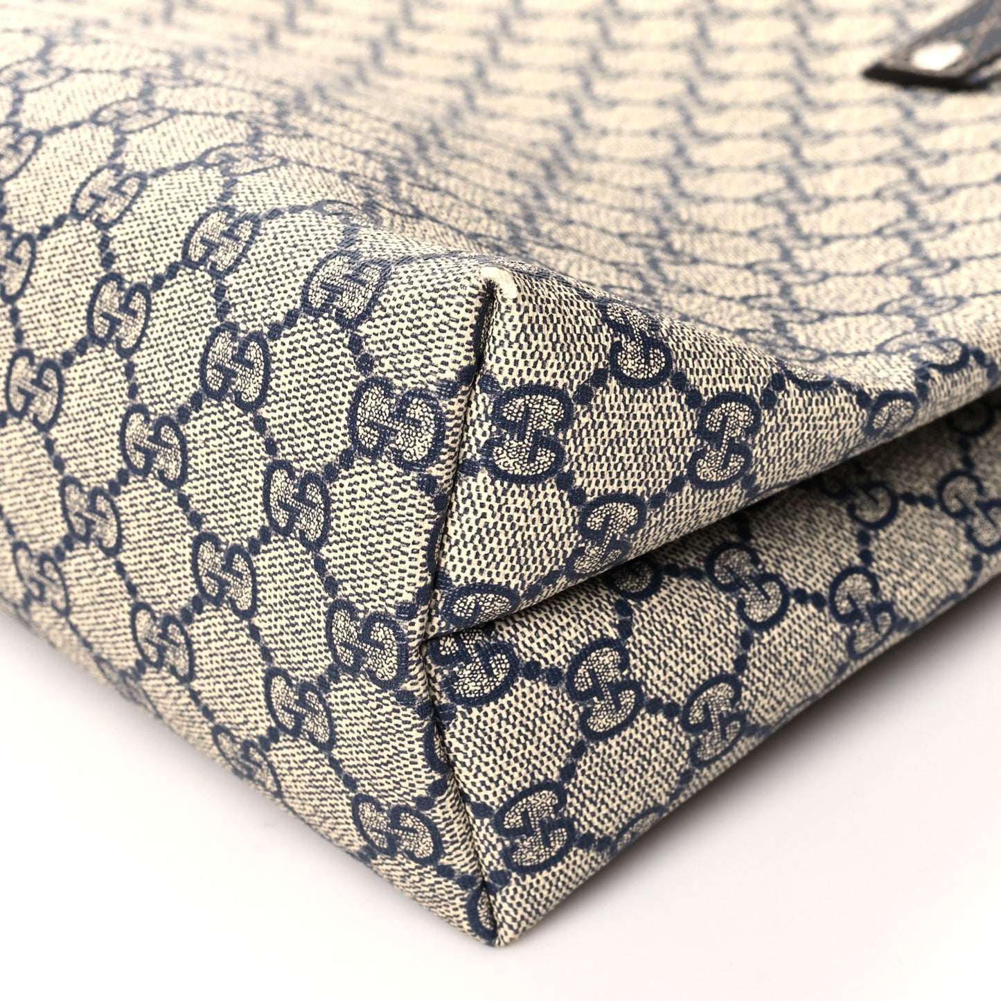 GG Plus Monogram Medium Signature Web Loop Tote Navy