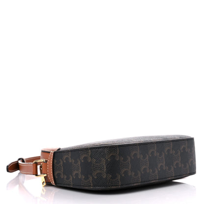 Celine Triomphe Canvas Small Camera Bag Tan 4 of 13