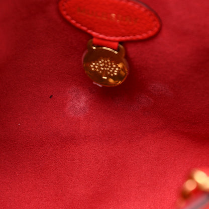 Mulberry Small Classic Grain Calfskin Medium Lily Flap Scarlet 10 of 15