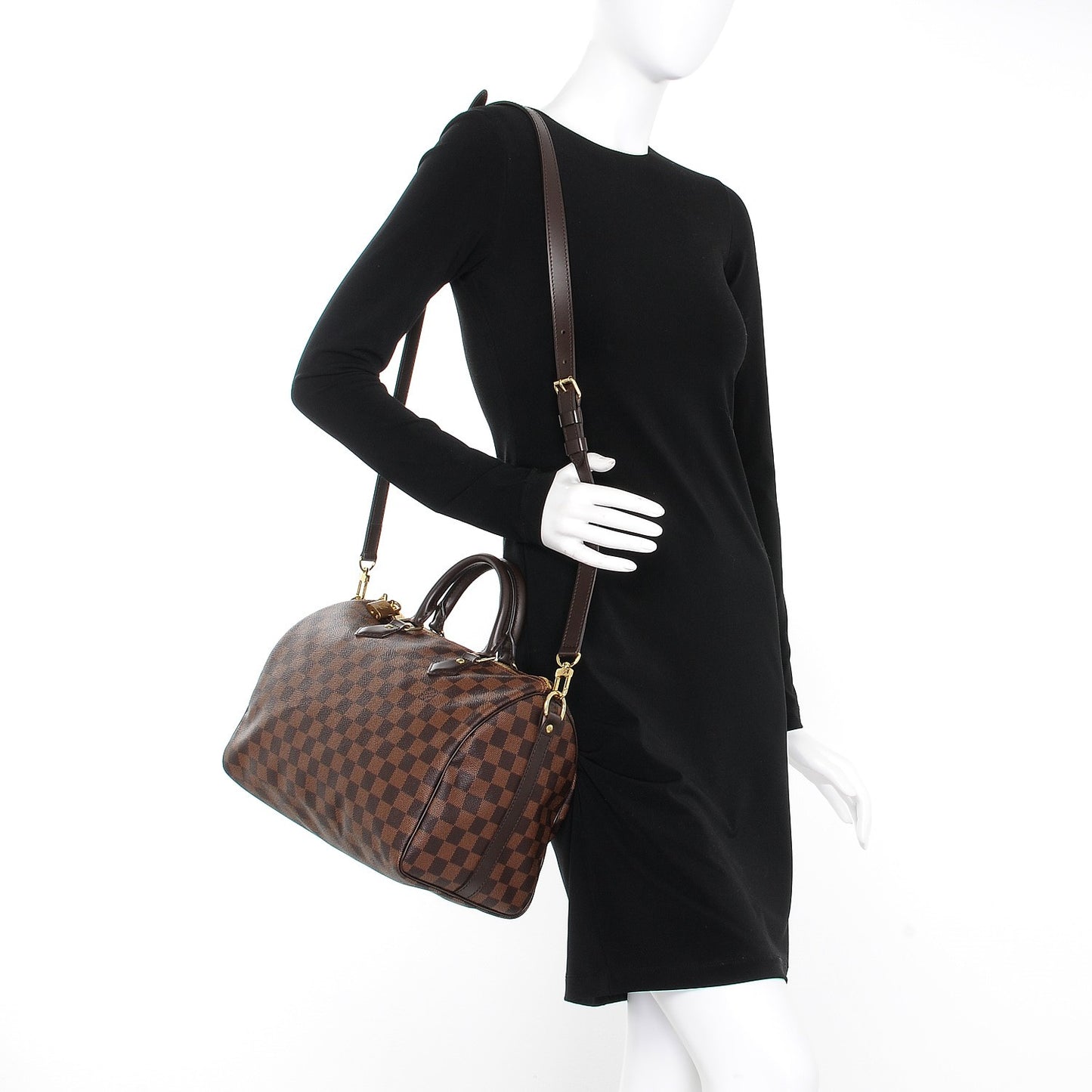 Damier Ebene Speedy Bandouliere 30