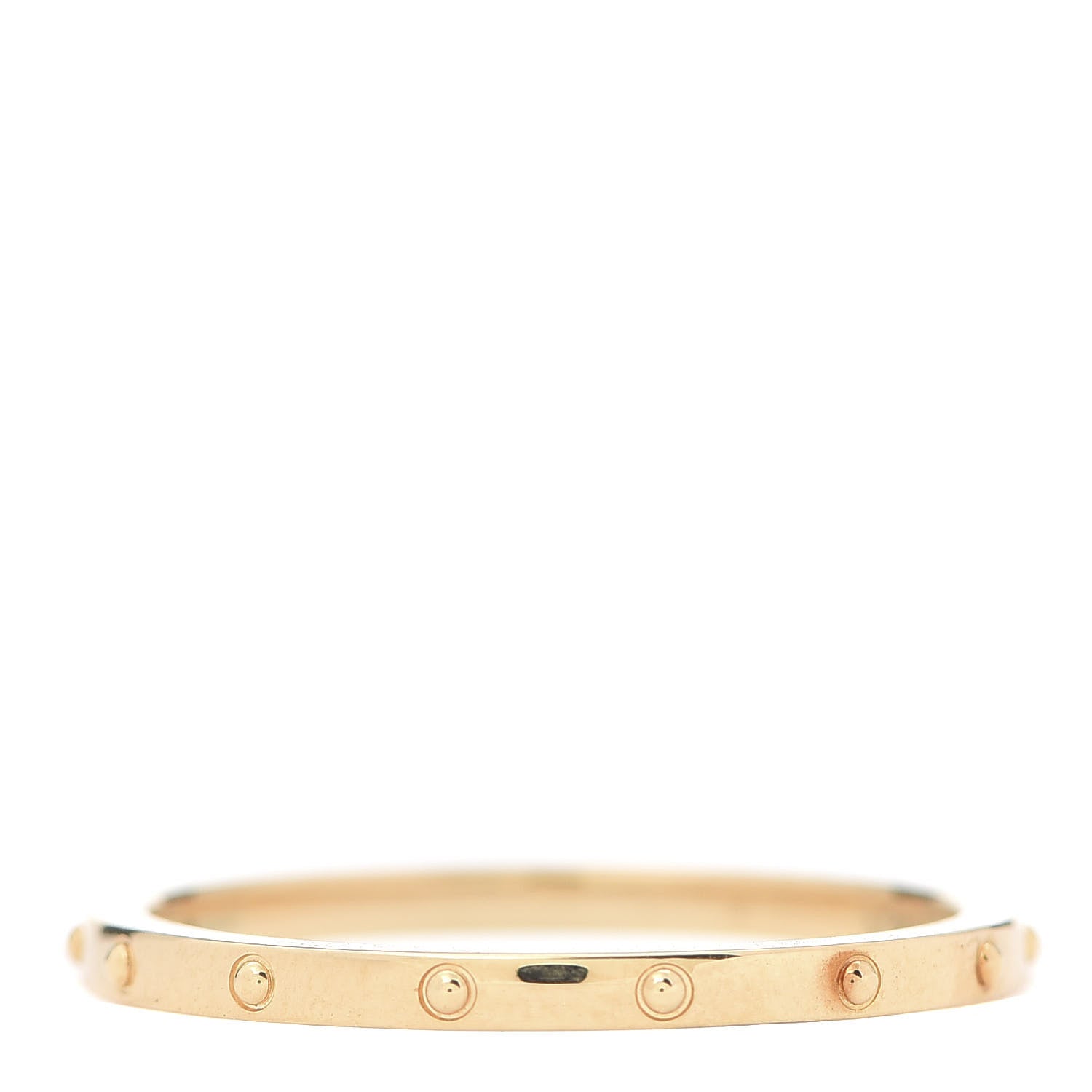 Louis Vuitton 18K Yellow Gold Mini Band Ring 57 8 3 of 6