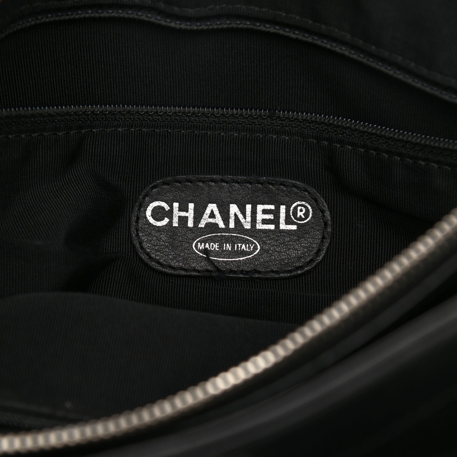 Chanel Lambskin Quilted Shopping Tote Black 7 of 14