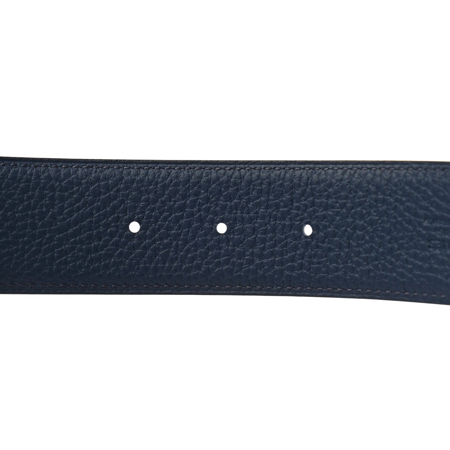 Hermes Box Togo 32mm H Belt 100 Black Bleu De Prusse 3 of 5