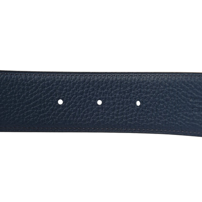 Hermes Box Togo 32mm H Belt 100 Black Bleu De Prusse 3 of 5