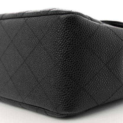 Chanel Caviar Quilted Jumbo Single Flap Black 10 of 13