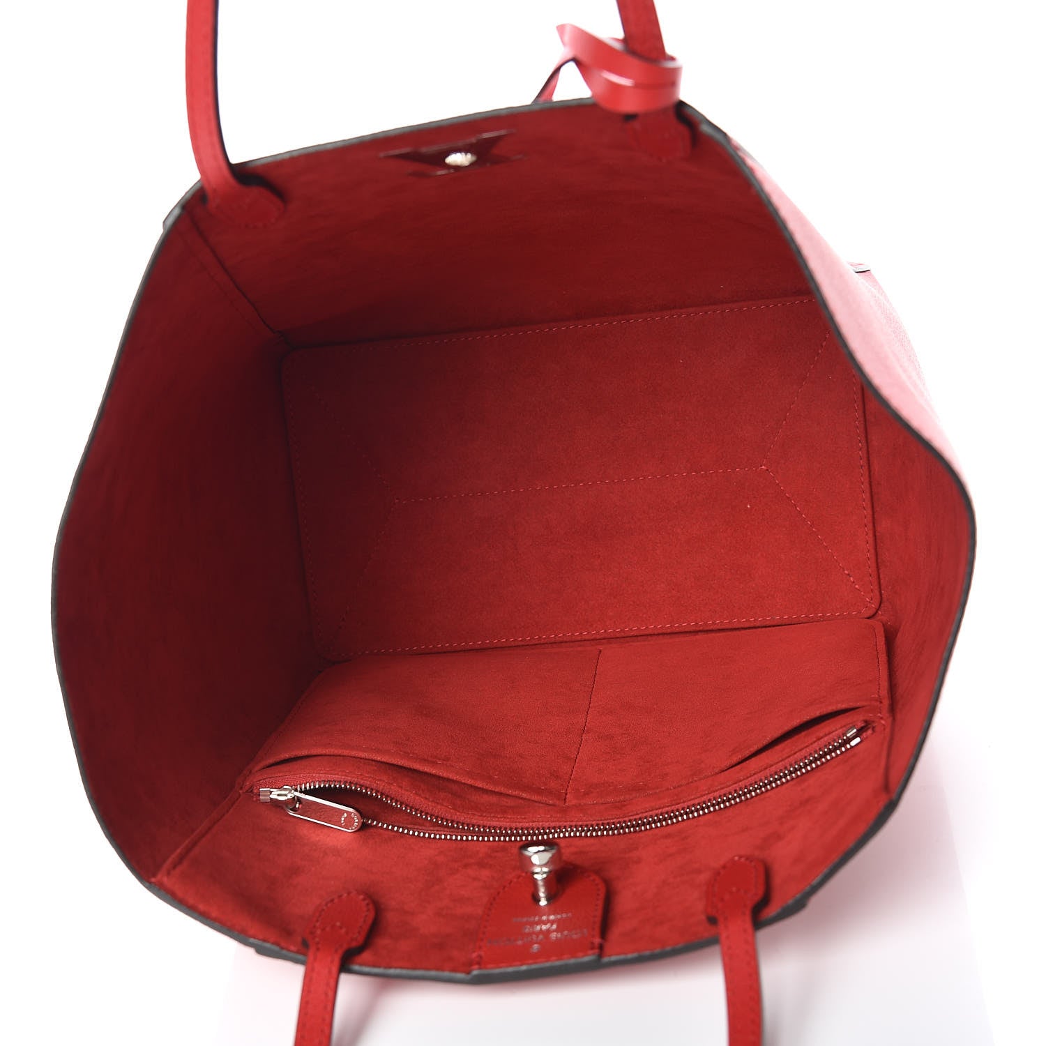 Louis Vuitton Calfskin Lockme Cabas Rubis 5 of 9