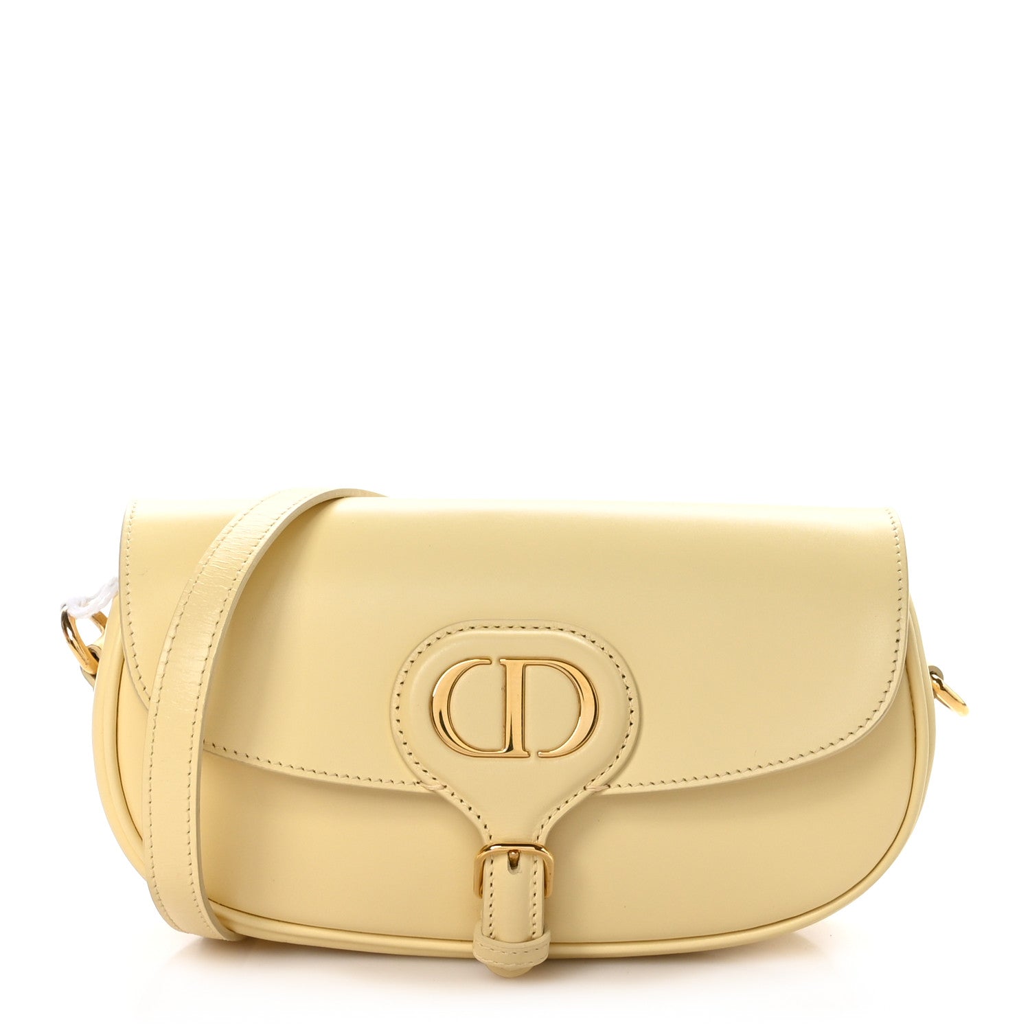 Christian Dior Box Calfskin East West Bobby Bag Pale Yellow 1 of 9
