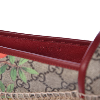 Gucci GG Supreme Monogram Tian Womens Espadrilles 39 Beige Multicolor Red 8 of 9
