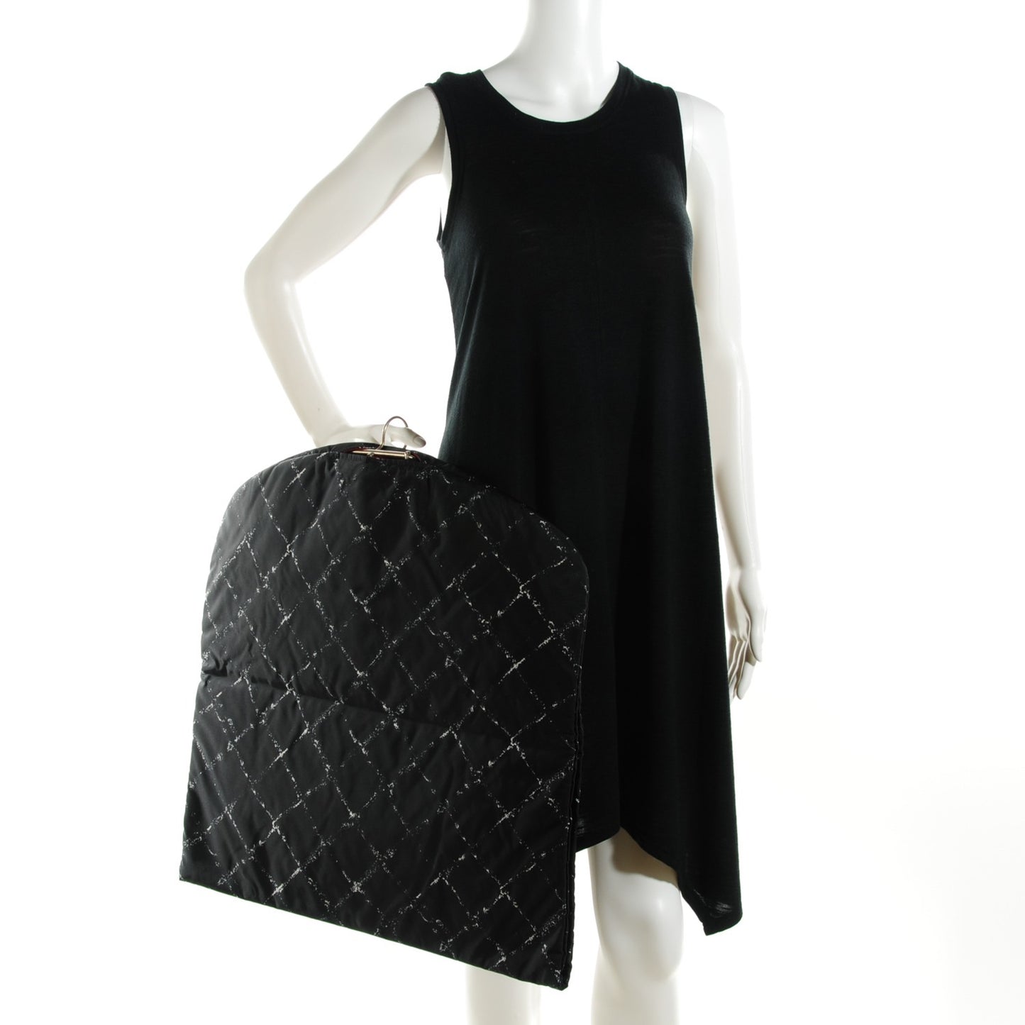 Nylon Travel Garment Bag Black