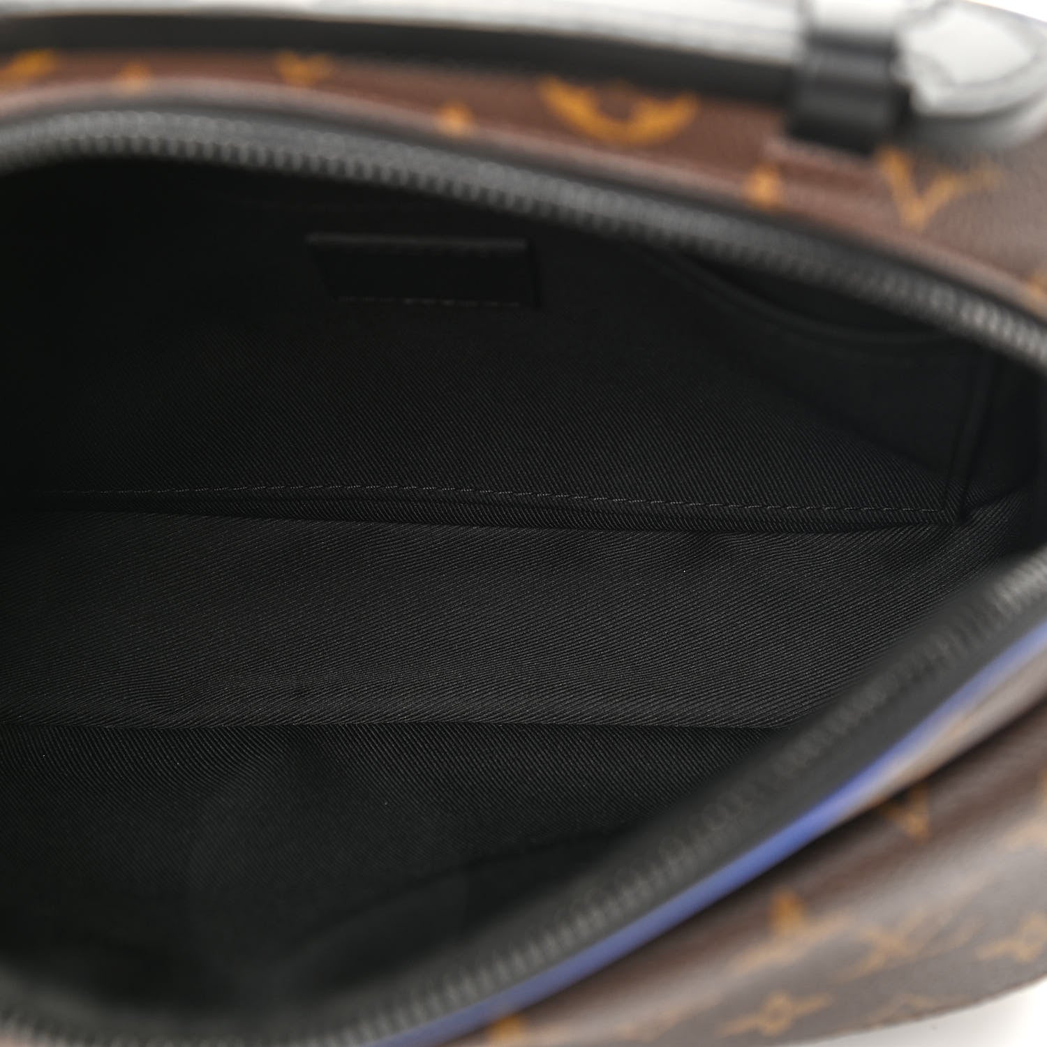 Louis Vuitton Monogram Macassar S Lock Messenger Blue 7 of 15