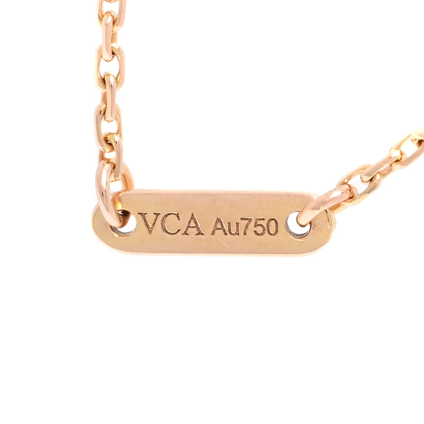 18K Rose Gold Carnelian Sweet Alhambra Bracelet