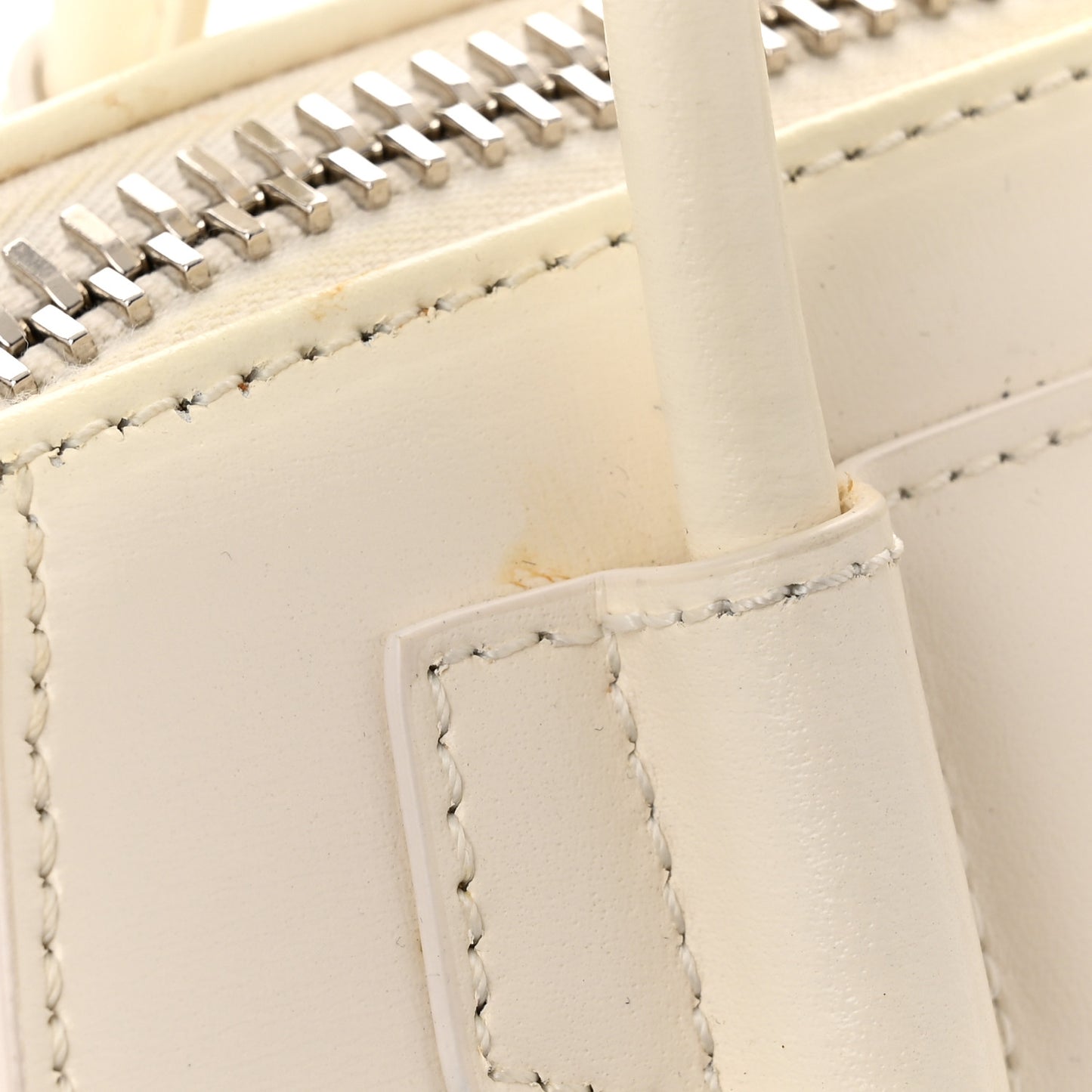 Box Calfskin Mini Lock Antigona Shoulder Bag Ivory