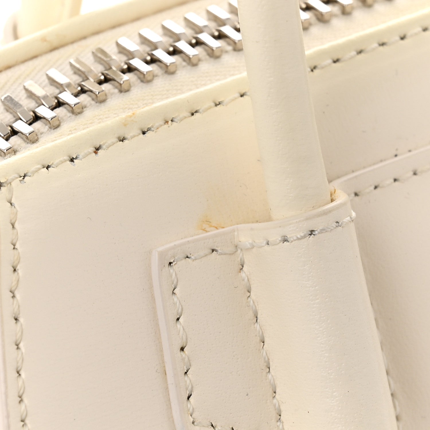 Givenchy Box Calfskin Mini Lock Antigona Shoulder Bag Ivory 11 of 11