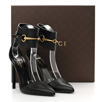 Gucci Calfskin Ursula Ankle Wrap Pumps 35 Black 9 of 9