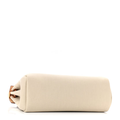 Hermes Military Toile Vache Hunter Herbag Zip Retourne 31 PM Beton Naturel 4 of 11